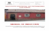 MANUAL DE INDUCCION de Inducción IDPC.pdf · Veinte años después, el Plan de Ordenamiento Territorial de Bogotá, Decreto Distrital 619 de 2000, revisado por el Decreto Distrital