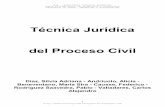 Técnica Jurídica del Proceso Civilsac656cb7e525da58.jimcontent.com/download/version/1422199770/module... · partes y a la eventual representación que la actora tuviera (apoderado,