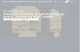 CICLO Flautas del barroco 2003 - recursos.march.es · del Monasterio de san Lorenzo de El Escorial se dedica en los últimos años a rescatar del olvido las músicas de sus antecesores,