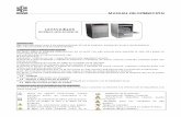 MANUAL DE OPERACIÓNmigsacv.com.mx/pdf/lavavajillas.pdf · Esquema eléctrico colocado en la cesta de lavado principal del depósito de lavado y salvaguarda del esquema para facilitar