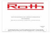 SEPARADORES DE HIDROCARBUROS ROTHIDRO - Roth-Spain/Manual_separadores...Desarenador Vol Separador SHR - 15 1,5 400 1.280 760 970 110 610 510 158 212 SHR – 30 3,0 800 1.410 760 1.280