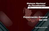Presentación General del SNF - sefisver.gob.mx PPT Info SNF v.22feb16.pdf · gubernamental basadas en las normas internacionales de fiscalización superior de la INTOSAI. Definir