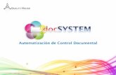 Automatización de Control Documental - qho.mxqho.mx/wp-content/uploads/2018/05/docSYSTEM.pdf · CUMPLE CON LOS REQUERIMIENTOS DEL ELEMENTO 4.2.3 DE LA NORMA ISO 9001 Y DEL PROTOCOLO