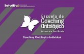 Coaching Ontológico Individual · Coaching Ontológico, cursando la maestría en terapia familiar y de parejas. Las sesiones se realizarán de forma presencial en la sede central