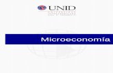Microeconomía - moodle2.unid.edu.mx · El mercado laboral es donde los individuos ofertan su tiempo para que las compañías lo utilicen en la producción algún bien o servicio