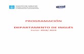 PROGRAMACIÓN DEPARTAMENTO DE INGLÉS EOI de Ferrol: Programación didáctica departamento de Inglés – Curso 2018/2019 4 2.2. Actividades de produción e coprodución de textos