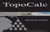 TopoCalc · Por otra parte en algunos de los cuadros de diálogo se acompaña un dibujo para facilitar la compresión del mismo. En todos los cuadros de diálogo hay 2 botones, los