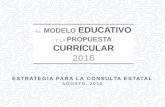EL MODELO EDUCATIVO Y LA PROPUESTA CURRICULAR 2016cidtai.uteq.edu.mx/coepesqro/static/docs/REUNIONES/2016/2DA SESION... · sobre Educación Básica, Media Superior y Normal JULIO
