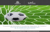 Programa de Iniciación y Formación Deportiva El Campito Reporte … · 2018-01-30 · Programa de Iniciación y Formación Deportiva “El Campito” Reporte de integración de