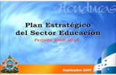 Plan Estratégico del Sector Educación...• Aprobar la Ley General de Educación 22 GRANDES DESAFÍOS • Asegurar financiamiento para implementar el Plan Estratégico del Sector