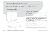 Manual de Uso y Cuidado - Frigidairemanuals.frigidaire.com/prodinfo_pdf/StCloud/297079300sp.pdf · 4 Cómo quitar la puerta (modelos verticales) • Desenchufe el congelador • Acueste