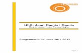 I.E.S. Joan Ramis i Ramis · Pàgina: 1 I.E.S. Joan Ramis i Ramis Departament de Tecnologia Programació del curs 2011-2012