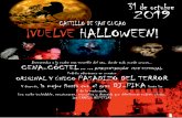 CASTILLO DE SAN CUCAO ¡VUELVE HALLOWEEN!castillodesancucao.com/wp-content/uploads/2019/09/NOCHE... · 2019-09-30 · 31 de octubre 2019 CASTILLO DE SAN CUCAO ¡VUELVE HALLOWEEN!