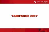 TARIFARIO 2017 - bn.com.pe · venta, levantamiento de hipoteca, rectiﬁcación de calidad de bien, certiﬁcado de numeración, etc) y obtención de copia informativa de cada acto