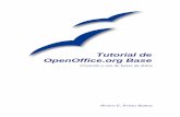 Tutorial de OpenOffice.org Basesuperalumnos.net/docs/tutorialOOoBase.pdfContenido publicado originalmente en Internet el 22 de noviembre de 2007. Versión imprimible del 5 de marzo