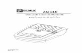 ZQ110 - zebra.com · • Aumente la distancia entre el equipo y el receptor. ... manual, Zebra Technologies Corporation no se hace responsable por información errónea ni por omisiones.