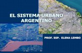 EL SISTEMA URBANO ARGENTINO - UNCUYOffyl1.uncu.edu.ar/IMG/pdf/LEMBO_E-_2012-_EL... · COMPARACIÓN SISTEMA URBANO 1991 - 2001 No se observan variaciones importantes. El sistema urbano