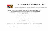 UNIVERSIDAD PANAMERICANA FACULTAD DE DERECHObiblio.upmx.mx/tesis/156021.pdf · modalidades del contrato individual de trabajo, incluidas en la reforma a la ley federal del trabajo