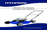 Manual de Usuario Podadora HYLM3520 - Hyundai Power · 6 3520 R PASO 2. (Fig 2) Conecte los cables de control al manubrio como sigue. Diríjalos hacia arriba a la sección superior