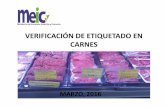VERIFICACIÓN DE ETIQUETADO EN CARNESreventazon.meic.go.cr/informacion/estudios/2016/etiquetado/pcpcarnes.pdf · Requisitos de Etiquetado analizados 1 6 5 2 3 4 Carne no preempa-cada
