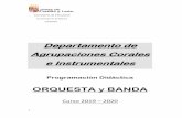 ORQUESTA y BANDAconservatoriovalladolid.centros.educa.jcyl.es/sitio/upload/Orquesta.banda.2019.pdfinstrumentos susceptibles de entrar a formar parte de la Orquesta (cuerda, viento
