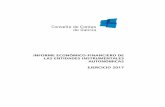 INFORME ECONÓMICO-FINANCIERO DE LAS ENTIDADES ... · Informe económico-financiero de las entidades instrumentales 2017 9 I. INTRODUCCIÓN I.1. OBJETIVOS El Consello de Contas elabora
