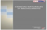 CIENCIAS NATURALES 1º BACHILLERATOiesdionisioaguado.org/pdf/biologia-1bach.pdf · geomagnético) para el estudio del interior terrestre. Interpretación de los datos obtenidos. Hipótesis