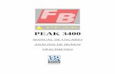 PEAK 3400fbelectronica.com/Producto-1/3400/3400-manual.pdf · partículas producidas por los motores de combustión diesel. A partir de Octubre del 2000, los estados miembros de la