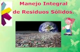 Manejo Integral de Residuos Sólidos.cedemun.michoacan.gob.mx/wp-content/uploads/2018/11/Manejo-Integral-de... · Del total de los residuos sólidos urbanos y de manejo especial,