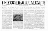 MEXICO, MAYO DE 1949 CQ.NV'ERSA,CION El Pabellón dé México … · Gabr;iela Mistral mor, casi me atrevería a decir que de "sobrecogimiento, porque se advierte que surge de un