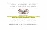 UNIVERSIDAD TECNOLÓGICA DE EL SALVADOR DECANATO DE CIENCIAS EMPRESARIALES ESCUELA DE ... · 2019-02-19 · universidad tecnolÓgica de el salvador decanato de ciencias empresariales