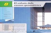 8 cossos geomètrics - McGraw-Hill Education · La semblança i el volum 9. El volum i la capacitat L’entorn que ens envolta és el nostre espai i diem que l’espai és de tres