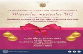 ENSAMBLE LUGCOV - Universidad de Guanajuato · 2017-11-23 · • Danza húngara no. 5 - Brahms • Amen - Tradicional • Jingle Bell Rock - Boothe • Deck the halls - Tradicional