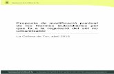 Proposta de modificació puntual de les Normes Subsidiàries pel … · 2016-04-20 · Aprovada definitivament per la Comissió Territorial d’Urbanisme de Girona, en la sessió