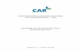 CORPORACIÓN AUTÓNOMA REGIONAL DE ...Corporación Autónoma Regional de Cundinamarca – CAR Informe de Gestión 2013-2015 4 Representante del Sector Privado – Asociación de tenderos