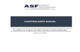 CONTRALORÍA SOCIAL · Contraloría Social 5 PRESENTACIÓN La participación social es una condición básica para coadyuvar a lograr legitimidad, pertinencia y eficiencia en la definición,