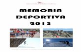 MEMORIA DEPORTIVA 2013 - Federación Madrileña de ......MEMORIA DEPORTIVA Y ACTIVIDADES 2013 . Federación Madrileña de Montañismo _____ Memoria 2013 Avda Salas de los Infantes