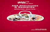 AAA Discounts & RewardsMembresía Classic AAA Gratis disponible para miembros activos existentes de AAA (verificación en curso) en las tiendas al detal de Sprint. Límite de una renovación