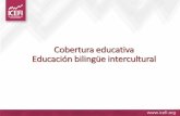 Cobertura educativa Educación bilingüe intercultural Cobertura...Cobertura EBI en el nivel primario Según la ENCOVI 2014, en el nivel primario 56.4% de los niños y niñas que aprendieron