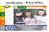 “Voces de Nariño es Uribista” 9ipitimes.com/vn-19-082012.pdfNacimos en diciembre de 2008, 42 meses y 19 ediciones, más 7 Ediciones Especiales. Altos y bajos como en cualquier