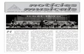 BUTLLETÍ DE LA UNIÓ MUSICAL L’HORTA • IIIª ÈPOCA • NÚM. …29 juny 2001 3ª Ronda Coral de Sant Joan pel barri. 30 juny 2001 Passacarrer en la Trobada d’Escoles en Valencià.