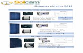Sistemas aislados 2012 - solcam.essolcam.es/wp-content/uploads/2016/07/tarifa-kits-fv-aillada-2012.pdf · 2 Módulo LDK 180wp 1 Regulador de carga Steca PRS 15A 1 Inversor senoidal