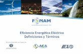 Eficiencia Energética Eléctrica Definiciones y Términos · 2017-06-26 · 1. Variación continua de velocidad con precisión de excelencia 2. Rampas de aceleración y frenado que