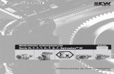 Reductores antiexplosivos 04/2000 - SEW Eurodrive · 2014-08-01 · • Las piezas de la carcasa, engranajes, ejes y rodamientos de los reductores deben desecharse como chatarra.