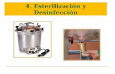 Esterilización y Desinfección - WordPress.com · Pasteurización Destruye la mayoría de las formas vegetativas Acidificación Inhibe el crecimiento bacteriano Aumento de la presión