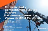 Conectividad y Competitividad de los Puertos ...aapa.files.cms-plus.com/SeminarPresentations...•Estabilidad general del país •Tamaño y crecimiento de mercado •Necesidad o brecha