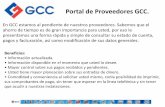 Portal de Proveedores GCC.clientes.gcc.com/irj/go/km/docs/documents/Vendor_portal...Portal de Proveedores GCC. Ingresar en la pagina de GCC: Posteriormente ingresar en el cuadro que