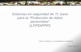 para la “Protección de datos personales“ LFPDPPP)...Comunicación de la transferencia a los titulares de los datos en el aviso de privacidad con indicación de las finalidades