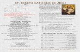 ST. JOSEPH CATHOLIC CHURCH · Todos los Fieles Difuntos (o Día de los Muertos), que ... El mes de noviembre es un periodo especial para acordar-nos de los fieles difuntos. Como parte