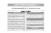 Cuadernillo de Normas Legales - Gaceta Jurídica · 2013-04-11 · NORMAS LEGALES FUNDADO EN 1825 POR EL LIBERTADOR SIMÓN BOLÍVAR Lima, domingo 7 de junio de 2009 Año XXVI - Nº